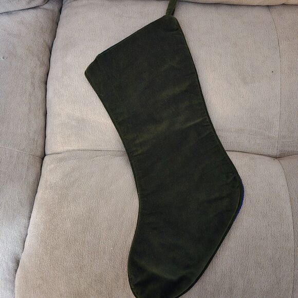 Personal Creations Hand Stitched Needlepoint Christmas Stocking - Picture 2 of 4